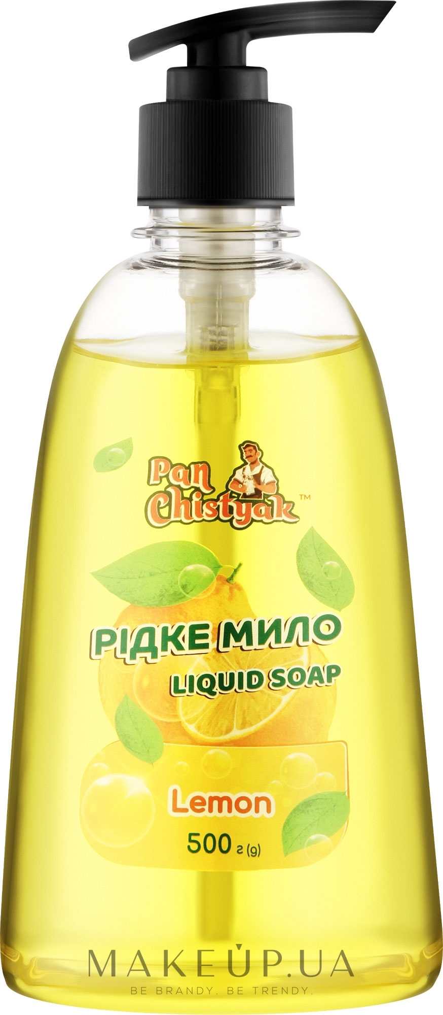 Жидкое мыло с ароматом лимона - Pan Chistyak — фото 500ml