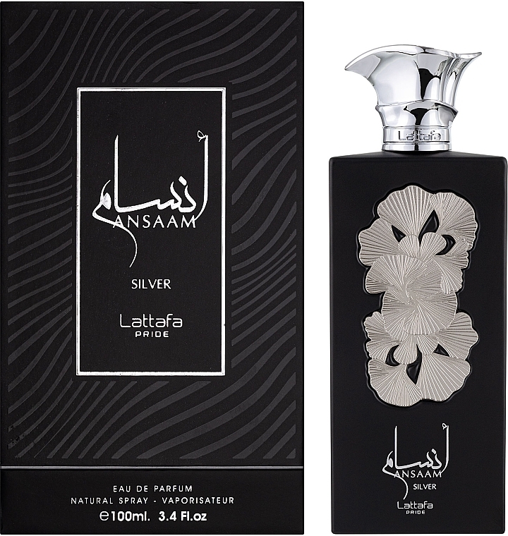 Lattafa Perfumes Ansaam Silver - Парфюмированная вода — фото N2