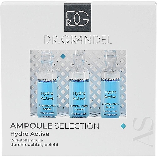 Разглаживающие и увлажняющие ампулы для лица - Dr. Grandel Hydro Active Ampulle — фото N3