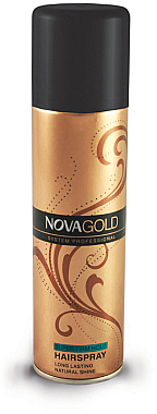 Лак для волосся супер фіксації - Nova Gold Super Firm Hold Hairspray — фото N1