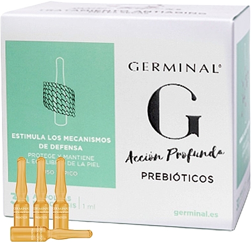 Ампули для обличчя глибокої дії з пребіотиками - Germinal Deep Action Prebiotics Ampoules — фото N1