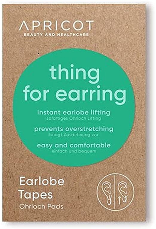 Пластирі для вух - Apricot Think For Earring Earhole Tapes — фото N1