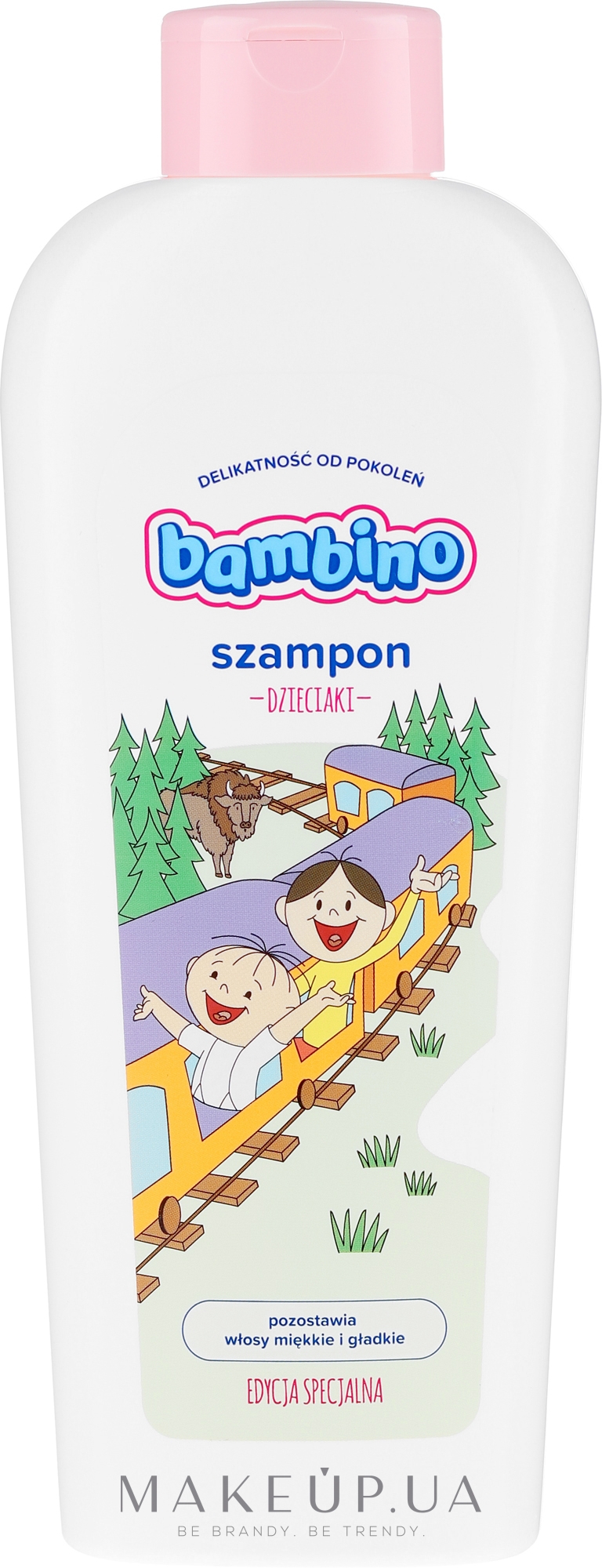 Детский шампунь для волос "Лелек и Болек в поезде" - Bambino Shampoo Special Edition — фото 400ml