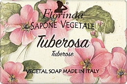Мыло натуральное "Тубероза" - Florinda Tuberose Vegetal Soap — фото N1