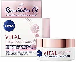 Духи, Парфюмерия, косметика Дневной крем для сияющего цвета лица для зрелой кожи - NIVEA Vital Radiant Complexion Day Cream