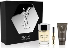 Духи, Парфюмерия, косметика Yves Saint Laurent Yves Saint Laurent L'Homme - Набор (edt 100ml + edt mini 10ml + sh/g 50ml)