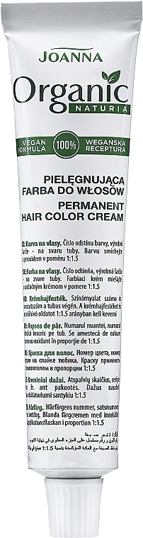 УЦІНКА Крем-фарба для волосся - Joanna Naturia Organic Permanent Hair Color Cream * — фото N1