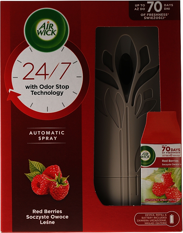 Автоматичний освіжувач повітря - Air Wick Freshmatic Red Berries Juicy Forest Fruits