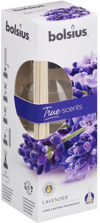 Аромадифузор "Лаванда" - Bolsius Fragrance Diffuser True Scents Lavender — фото N1