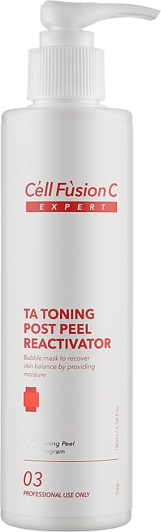 Водородная маска для лица - Cell Fusion C TA Toning Postpeel Reactivator — фото N1
