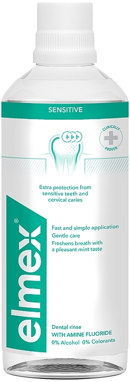 УЦЕНКА Ополаскиватель для рта "Элмекс" для чувствительных зубов - Elmex Sensitive * — фото N1