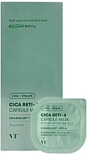 Маска для обличчя з ретинолом, у капсулах - VT Cosmetics Cica Reti-A Capsule Mask — фото N1