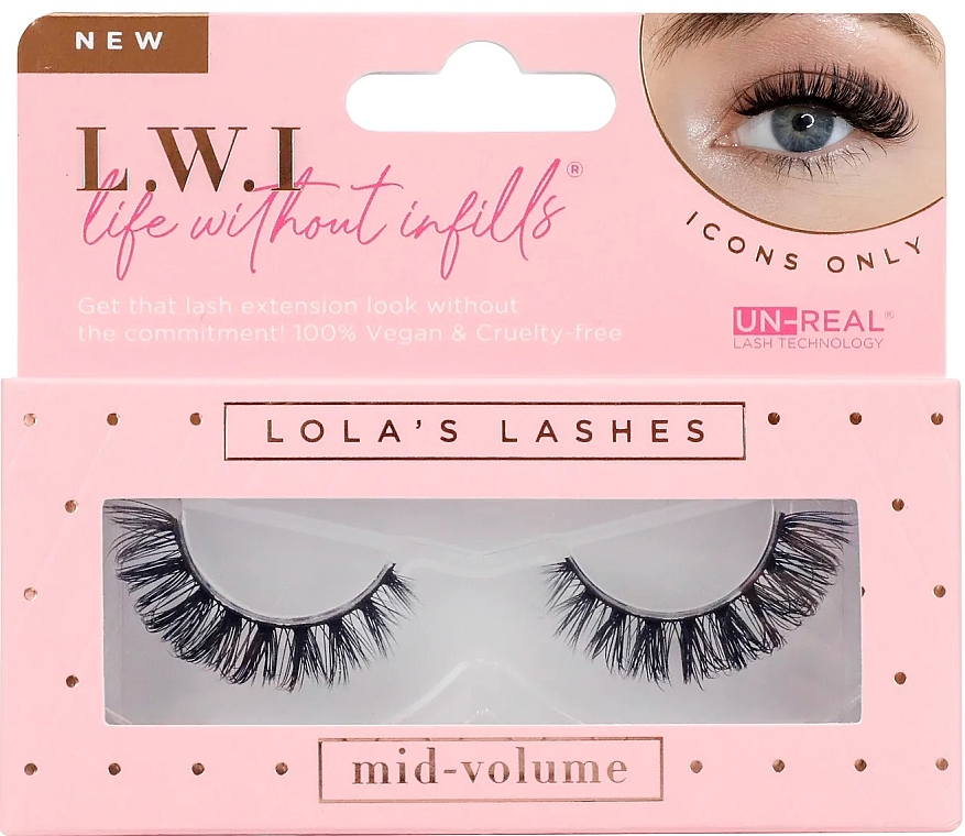 Накладные ресницы - Lola's Lashes Icons Only Strip Lashes — фото N1