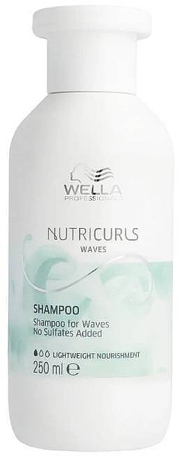 Шампунь для хвилястого волосся - Wella Professionals NutriCurls Waves Shampoo — фото N1