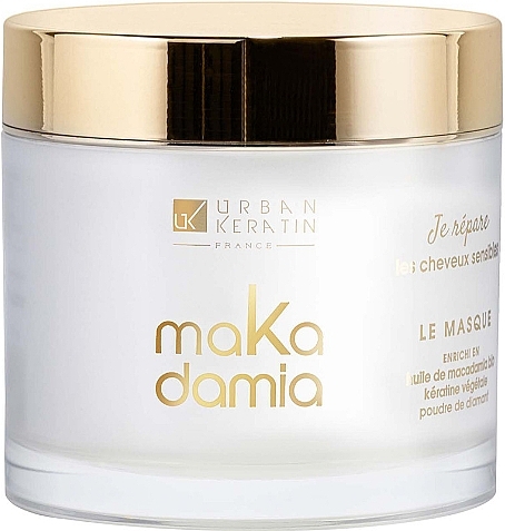 Маска відновлювальна для волосся - Urban Keratin Makadamia Mask — фото N1