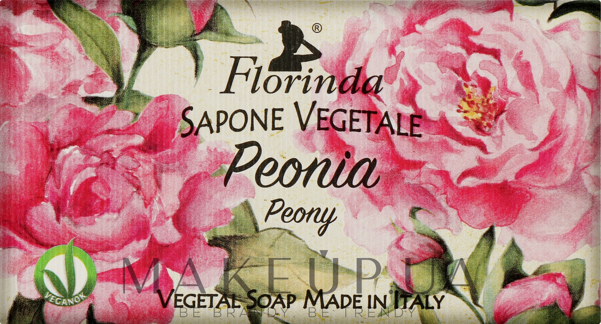 Мило натуральне "Півонія" - Florinda Peony Natural Soap — фото 100g