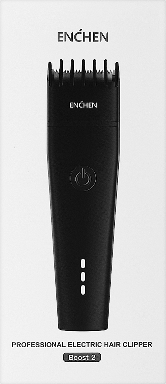 Машинка для стрижки волос, черный - Enchen Boost 2 Black — фото N2