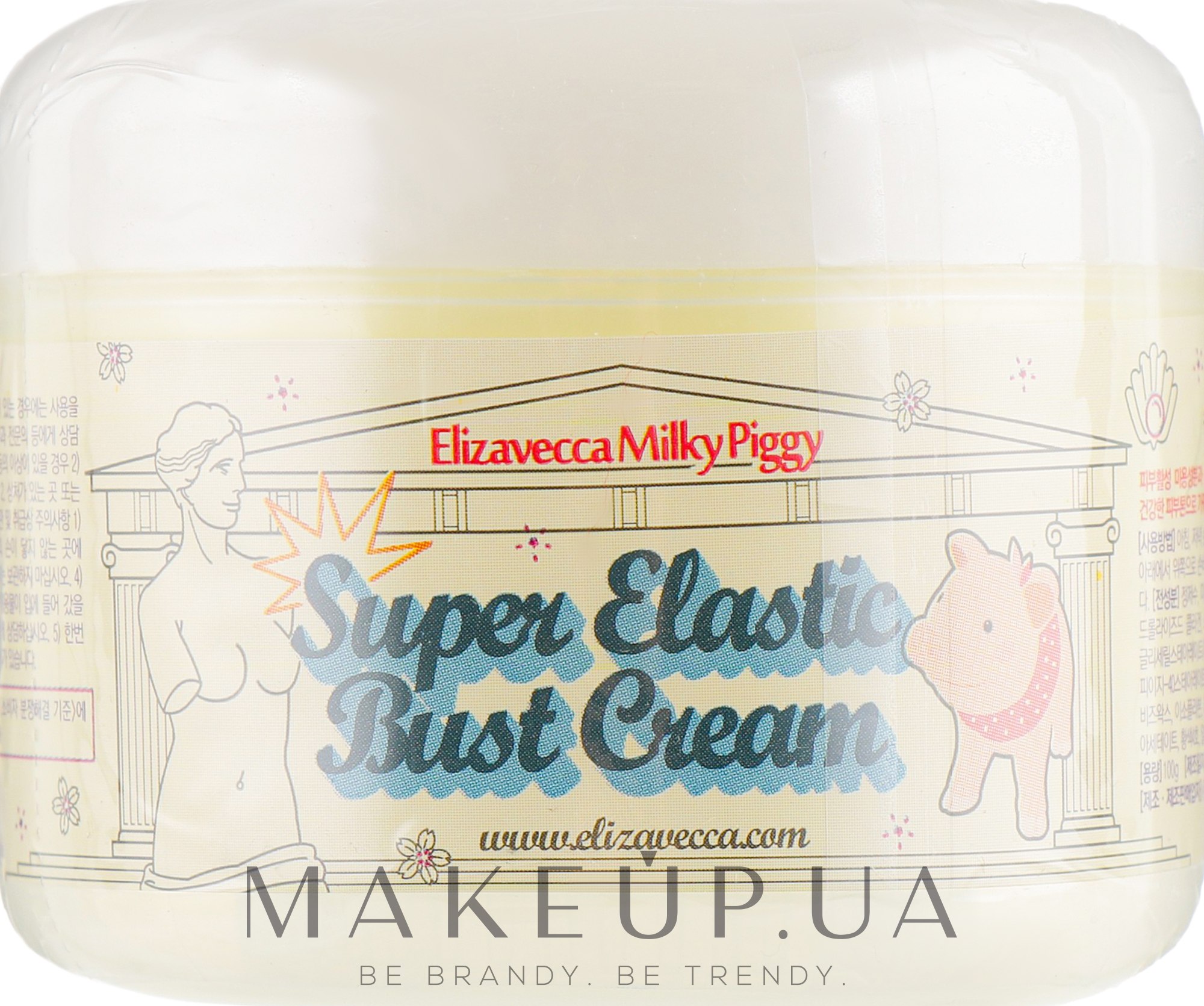 Крем для придания эластичности кожи груди - Elizavecca Milky Piggy Super Elastic Bust Cream — фото 100ml