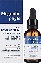 Масло шиповника с гиалуроновой кислотой - Magnoliophyta Natural Rosehip Oil With Hyaluronic Acid — фото N2