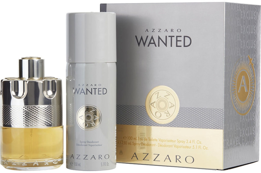 Azzaro Wanted - Набір (edt/100ml + deo/150ml) — фото N1