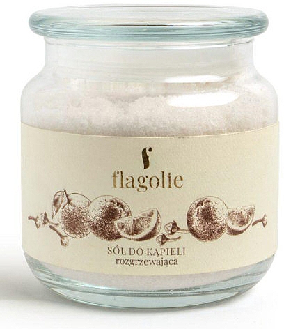 Соль для ванны с эфирным маслом апельсина и гвоздики - Flagolie — фото N1