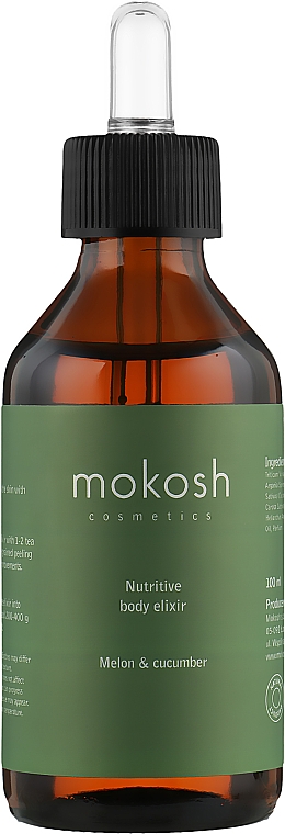 Еліксир для тіла "Диня і огірок" - Mokosh Cosmetics Nutritive Body Elixir Melon Cucumber — фото N2