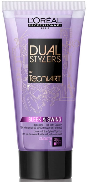 Крем-гель для укладки вьющихся волос - L'oreal Professionnel Dual Stylers by Tecni.art Sleek&Swing — фото N1