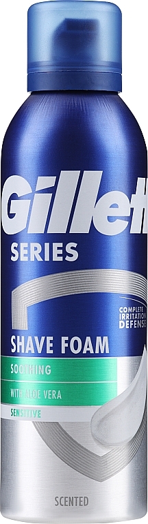Піна для гоління для чутливої шкіри - Gillette Series Sensitive Skin Shave Foam for Men — фото N4