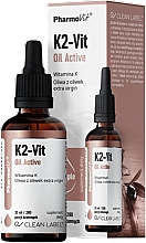 Олійний вітамін K2 - Pharmovit Clean Label K2-Vit Oil Active — фото N1