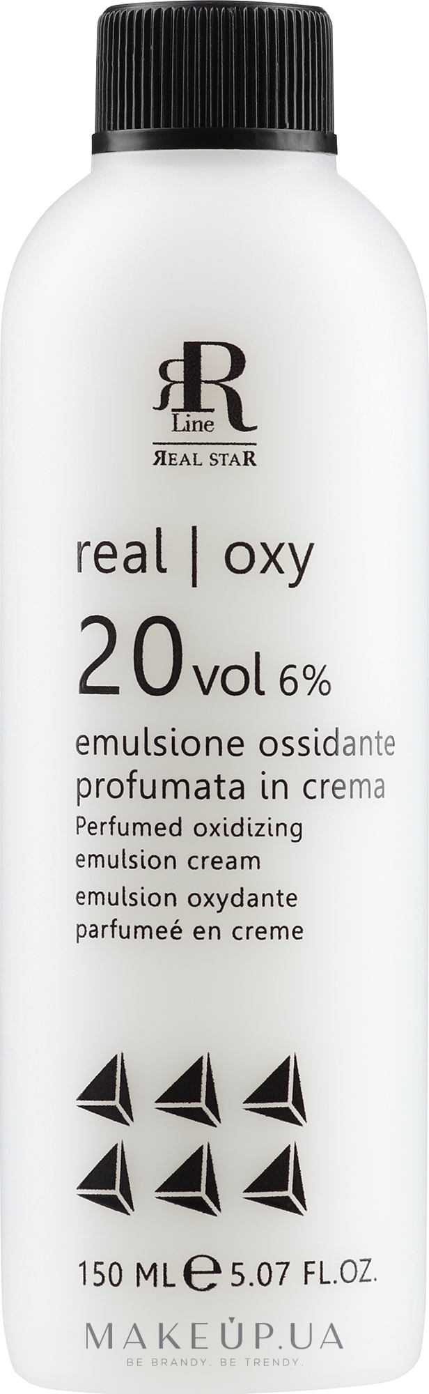 Парфюмированная окислительная эмульсия 6% - RR Line Parfymed Ossidante Emulsione Cream 6% 20 Vol — фото 150ml