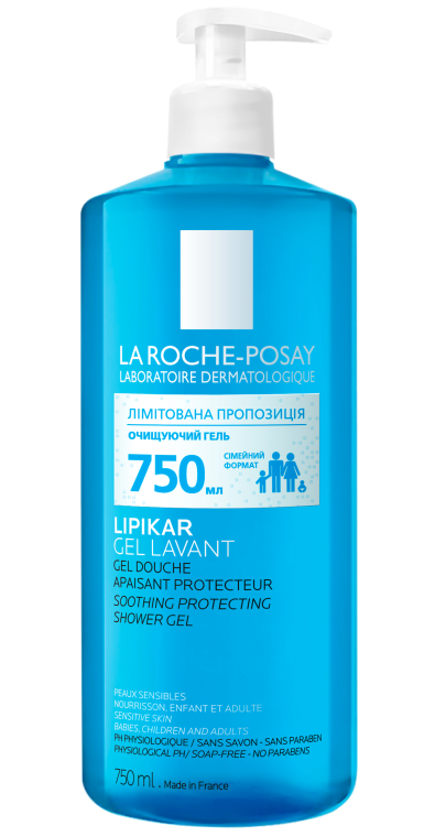 Очищувальний гель для душу для нормальної та схильної до сухості шкіри - La Roche-Posay Lipikar Gel — фото N2