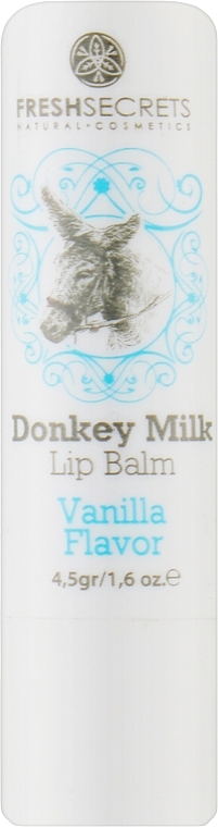 Бальзам для губ з ослячим молоком та ваніллю - Madis Fresh Secrets Lip Balm — фото N1