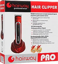 Машинка для стрижки волос, красная - Hairway Ultra Pro Creative — фото N4