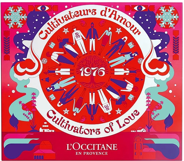 Набор "Адвент-календарь", 24 продукта - L'Occitane Cultivators Of Love Advent Calendar — фото N1