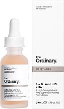 The Ordinary Lactic Acid 10% + HA 2% - Пілінг з молочною кислотою 10% та гіалуроновою кислотою — фото N2