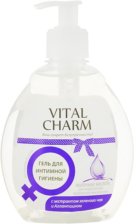 Гель для интимной гигиены "Молочная кислота" - Vital Charm — фото N1
