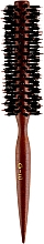 Парфумерія, косметика Щітка-брашинг CS-10D, з дерев'яною конусною ручкою та скошеним ворсом - Cosmo Shop