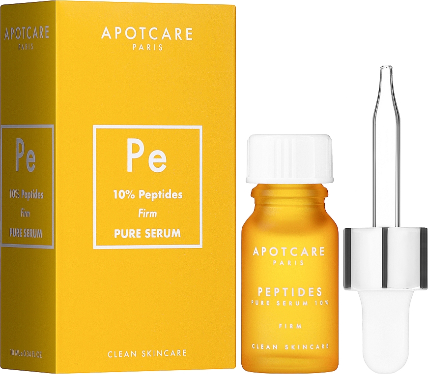 Сыворотка для лица - Apot.Care Peptides Pure Serum 10% Firm Clean Skincare — фото N2