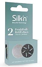 Змінні диски для видалення мозолів - Silk'n Fresh Pedi Refill Discs Fine & Medium — фото N1