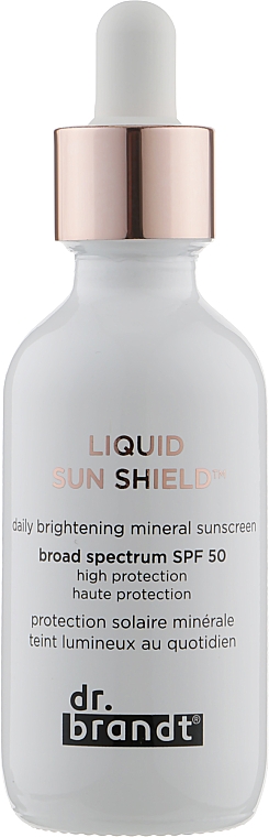 Мінеральний сонцезахисний крем - Dr. Brandt Liquid Sun Shield Spf 50