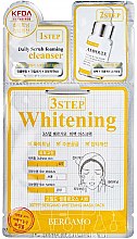 Парфумерія, косметика Триступенева маска для обличчя - Bergamo 3-Step Whitening Mask Pack