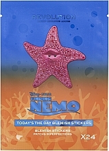 Набор наклеек для устранения пятен на лице, 24 шт. - Makeup Revolution Disney & Pixar’s Finding Nemo Today's The Day Blemish Stickers — фото N1