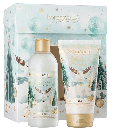 Набір - Bottega Verde Aurora D'Inverno Girt Set (sh/gel/250ml + b/lot/150ml) — фото N1