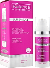Відновлювальний крем для обличчя з 5% азелаїновою кислотою - Bielenda Professional SupremeLab Sensitive Skin 5 % — фото N2