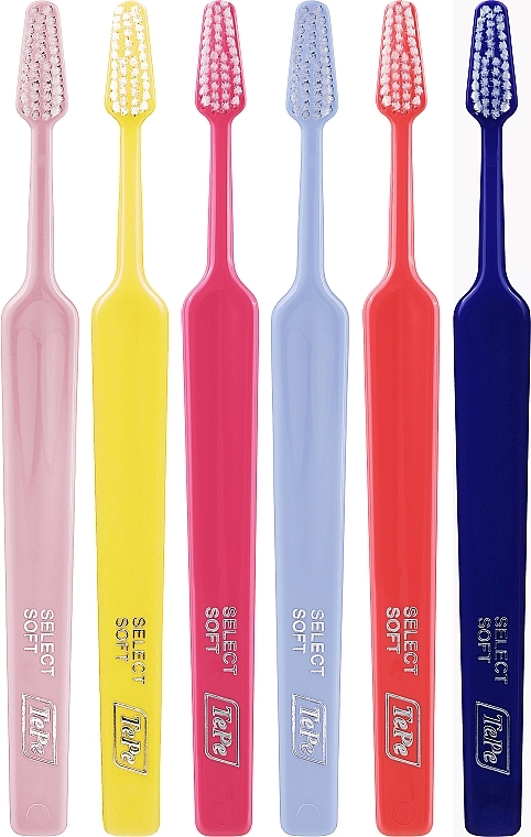 Набір зубних щіток, 6 шт., варіант 18 - TePe Select Soft — фото N1