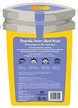 Тканевая маска для лица - Dr. Mola Propolis Cream Sheet Mask — фото N2