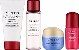 Набор - Shiseido Vital Perfection Starter Kit (f/cr/15ml + clean/foam/30ml + f/lot/30ml + f/conc/10ml) — фото N2