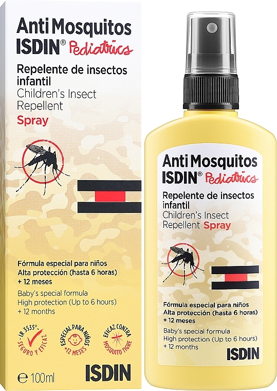 Спрей від комарів - Isdin Pediatric Insect Repellent Spray — фото N2
