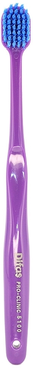 Зубная щетка "Ultra Soft", фиолетовая + синяя - Difas Pro-Clinic 5100  — фото N1