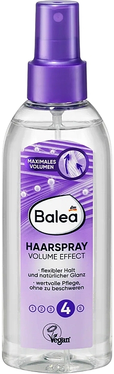 Спрей для волос - Balea Volume Effect №4 Hair Spray — фото N1